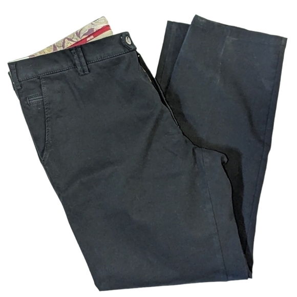 Nwt Meyer black Bonn modern fit pants size 42 - Picture 2 of 11